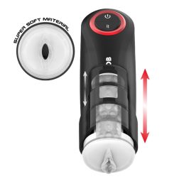   JamyJob Gravity fel-le mozgó, tapadótalpas maszturbátor, hanghatással.