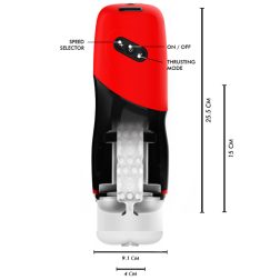   JamyJob Xpeed fel-le mozgó, tapadótalpas maszturbátor, hanghatással
