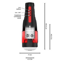   JamyJob Cyclone fel-le mozgó, pörgő-forgó, tapadótalpas maszturbátor