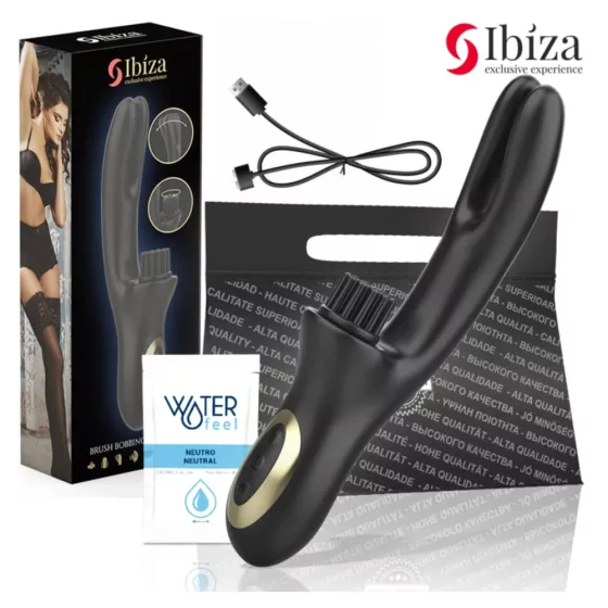 Ibiza – G-pont vibrátor szilikonsörtés klitoriszággal