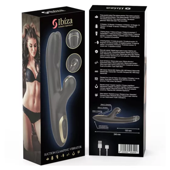 Ibiza – Szorítóvibrátor léghullámos csiklóizgatóval