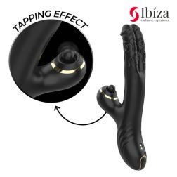   Ibiza – Two Dragons vibrátor két stimuláló ággal és klisztoriszgolyóval