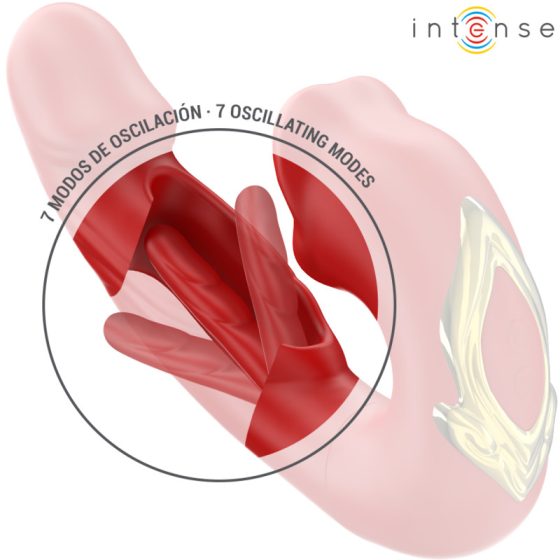 Intense Nathy vibrátor, mozgó szárrésszel és csiklóizgatóval