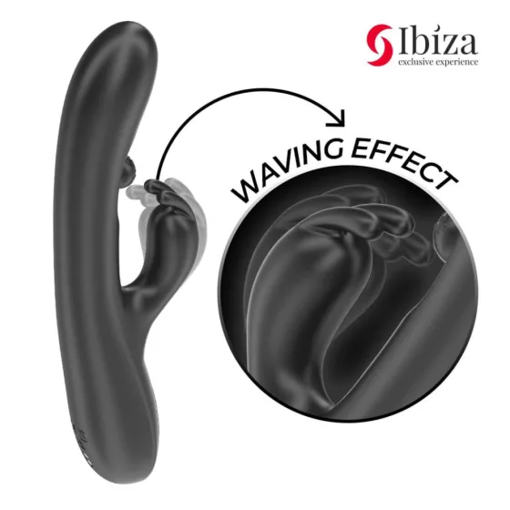 Ibiza – Rolling Ball Rabbit klitoriszágas vibrátor G-pont stimuláló forgógolyóval