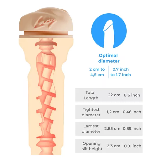 Kiiroo Stars Collection Lacy Lennon punci maszturbátor