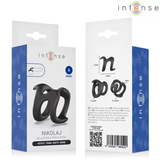 Intense – Model 8 Nikolaj - többfunkciós pénisz- és heregyűrű