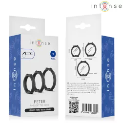   Intense – Model 9 Peter - háromrészes pénisz- és heregyűrű szett