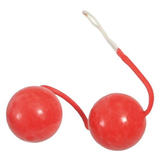 Orgasm Balls latex gésagolyó pár (piros)