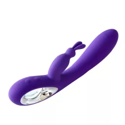   Bella – vibrátor csiklóizgató ággal, melegítő funkcióval (lila)