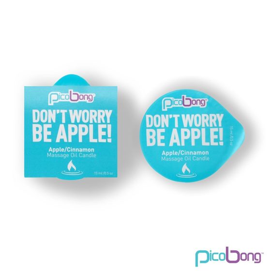 Picobong masszázsgyertya, alma és fahéj aromával (15 ml)