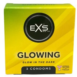 EXS Glowing sötétben világító óvszer (3 db)