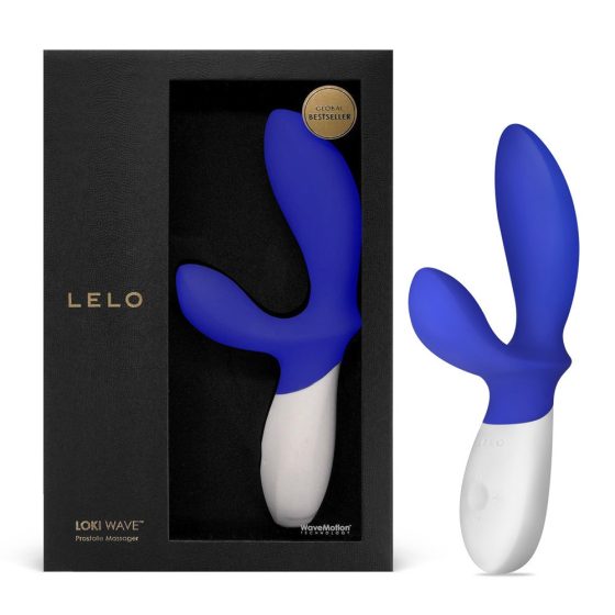Lelo Loki Wave prosztata vibrátor, mozgó fejjel (kék) 