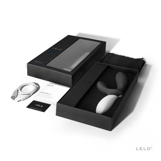 Lelo Loki Wave prosztata vibrátor, mozgó fejjel (fekete) 