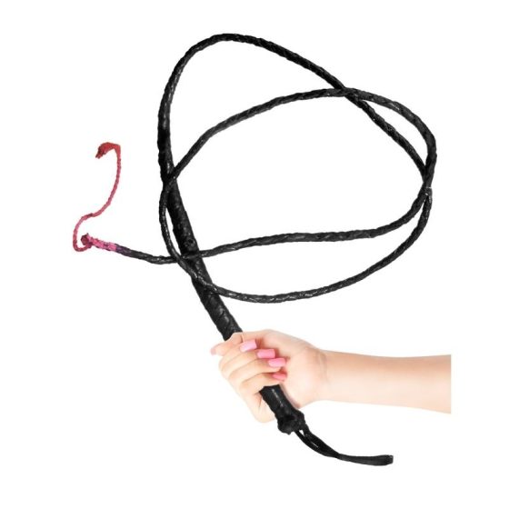 Hosszú bőrkorbács (183 cm)