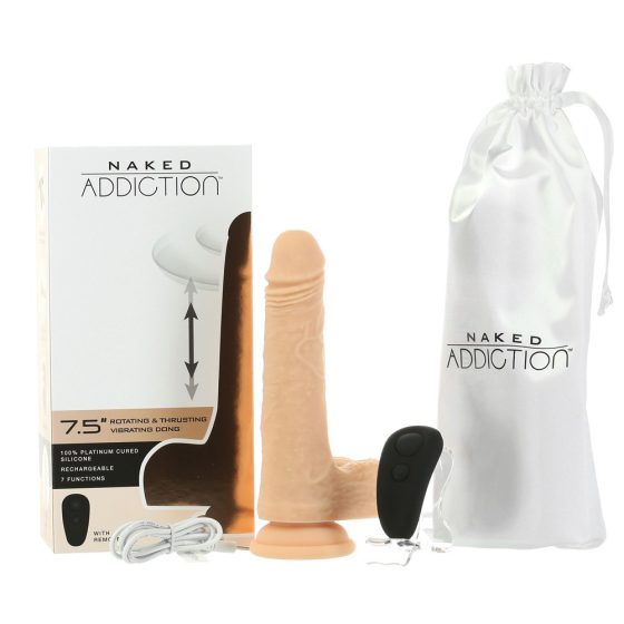 Naked Addiction fel-le mozgó vibrátor, rotációval
