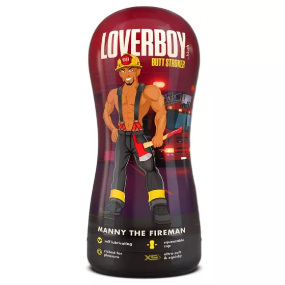 Loverboy - Manny The Fireman férfi popsi maszturbátor (barna bőrszín)