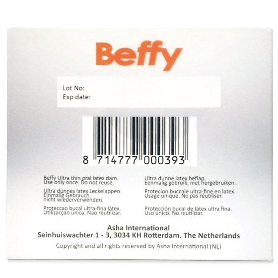 Beffy Oral Dams latex kendő orális szexhez (2 db)