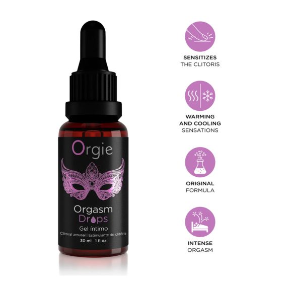 Orgie Orgasm Drops stimuláló gél hölgyeknek (30 ml)