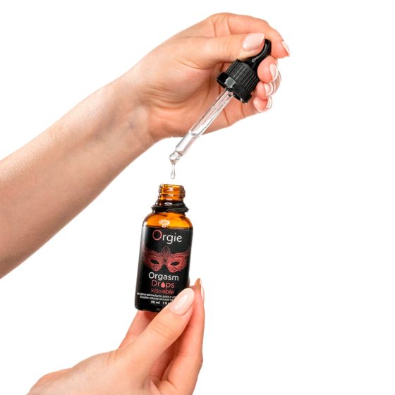 Orgie Orgasm Drops Kissable stimuláló gél hölgyeknek (30 ml)