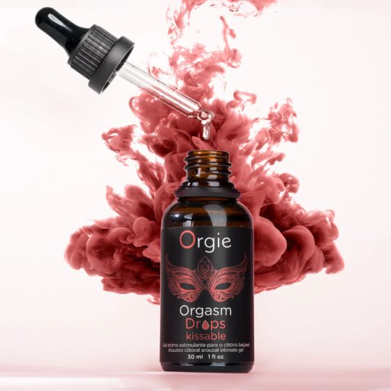 Orgie Orgasm Drops Kissable stimuláló gél hölgyeknek (30 ml)