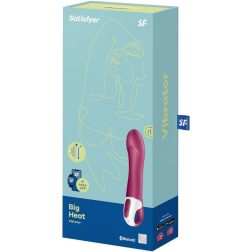   Satisfyer Big Heat vibrátor, melegítő funkcióval (APP-os)