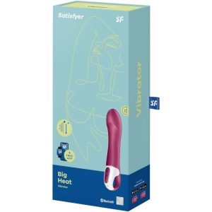 Satisfyer Big Heat vibrátor, melegítő funkcióval (APP-os)