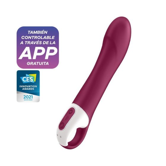 Satisfyer Big Heat vibrátor, melegítő funkcióval (APP-os)