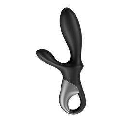  Satisfyer Heat Climax+ kétmotoros análvibrátor, stimuláló ággal, melegítő funkcióval (APP-os)