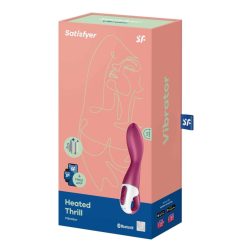   Satisfyer Heated Thrill vibrátor, melegítő funkcióval (APP-os)