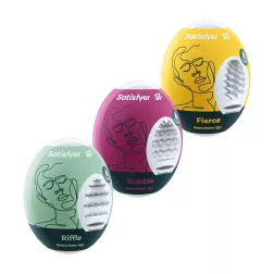 Satisfyer Egg II. válogatás  (3 db-os szett)