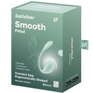 Satisfyer Smooth Petal vibrációs tojás (világoszöld) (APP-os)