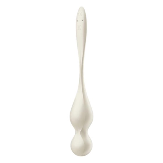 Satisfyer Love Birds 1 vibrációs gésagolyó páros (fehér) (APP-os)