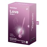   Satisfyer Love Birds 1 vibrációs gésagolyó páros (pink) (APP-os)