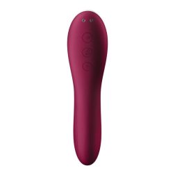   Satisfyer Dual Crush vibrátor, légullámos csiklóizgatóval (APP-os)