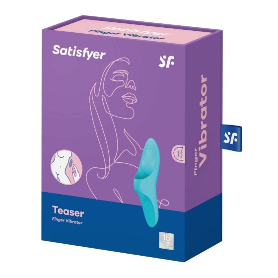 Satisfyer Teaser ujjra húzható vibrátor (kék)