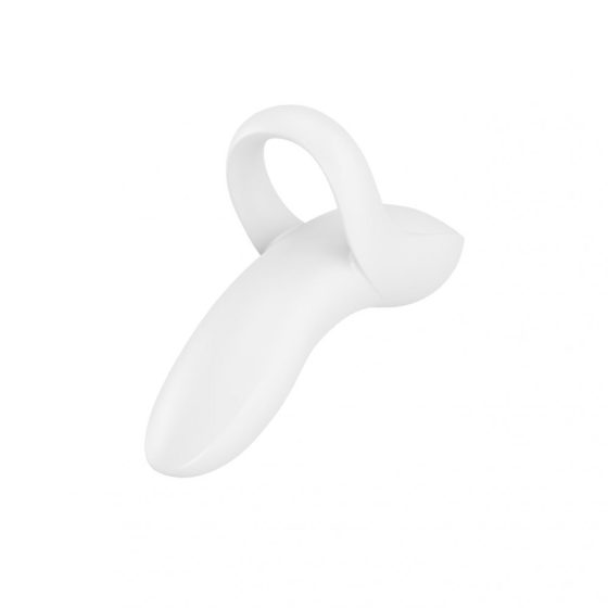 Satisfyer Bold Lover ujjra húzható vibrátor (fehér).