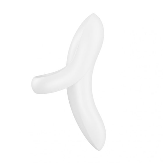 Satisfyer Bold Lover ujjra húzható vibrátor (fehér).