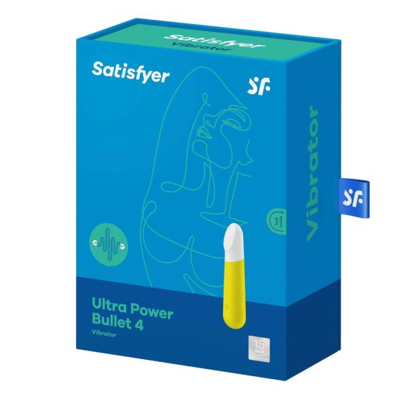Satisfyer Ultra Power Bullet 4. akkumulátoros minivibrátor (sárga)