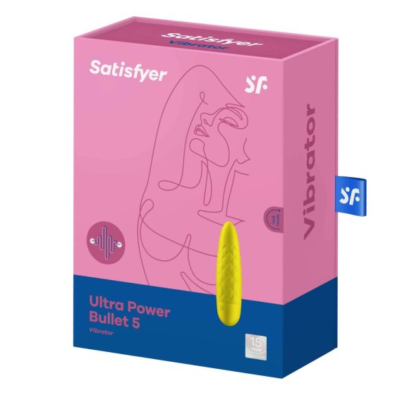 Satisfyer Ultra Power Bullet 5. akkumulátoros minivibrátor (sárga)