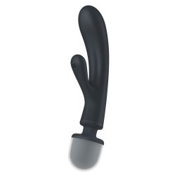   Satisfyer Triple Lover három motoros, klitoriszágas vibrátor és masszírozó (fekete)