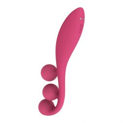 Satisfyer Tri Ball 1. három motoros, flexibilis vibrátor (piros).