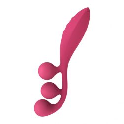Satisfyer Tri Ball 1. három motoros, flexibilis vibrátor (piros).