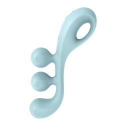 Satisfyer Tri Ball 1. három motoros, flexibilis vibrátor (kék).
