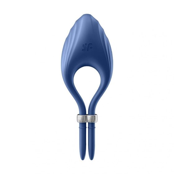 Satisfyer Duelist méretre állítható, vibrációs péniszgyűrű (kék)