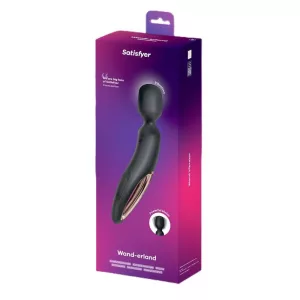 Satisfyer – Wand-erland masszírozógép (fekete-rózsaarany)