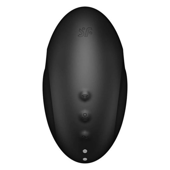 Satisfyer Vulva Lover 3. léghullámos csiklóizgató, vibrációval (fekete)