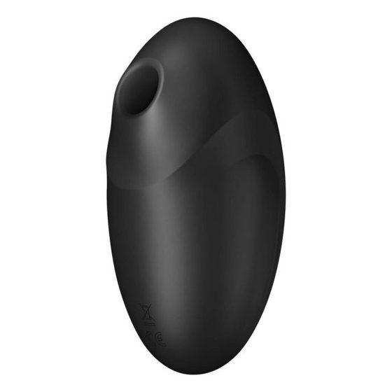 Satisfyer Vulva Lover 3. léghullámos csiklóizgató, vibrációval (fekete)