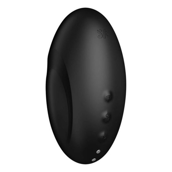 Satisfyer Vulva Lover 3. léghullámos csiklóizgató, vibrációval (fekete)