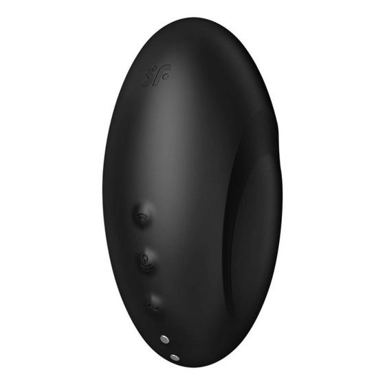 Satisfyer Vulva Lover 3. léghullámos csiklóizgató, vibrációval (fekete)