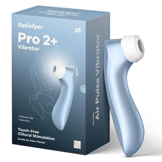 Satisfyer Pro 2 + léghullámos csiklóizgató, vibrációval